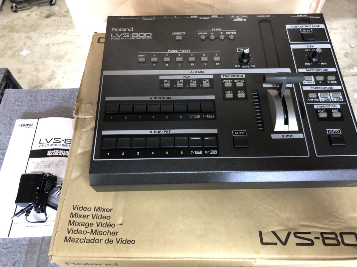 Roland EDIROL LVS-800 ビデオスイッチャー VIDEO MIX LIVE SWITCHER
