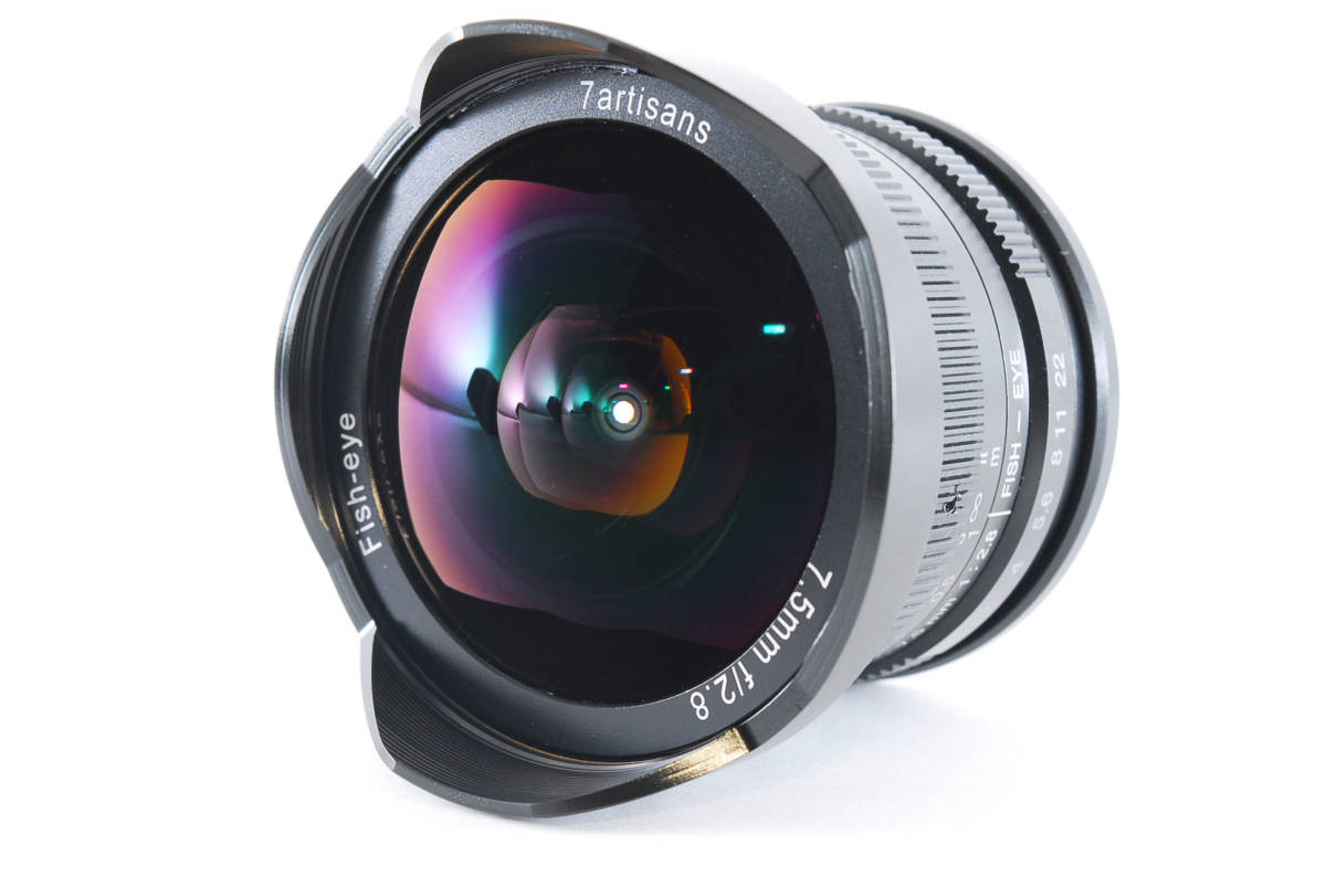 7.5mm 7Artisans 7artisans F2.8 II 七工匠 FISH-EYE ブラック 75MB-II 