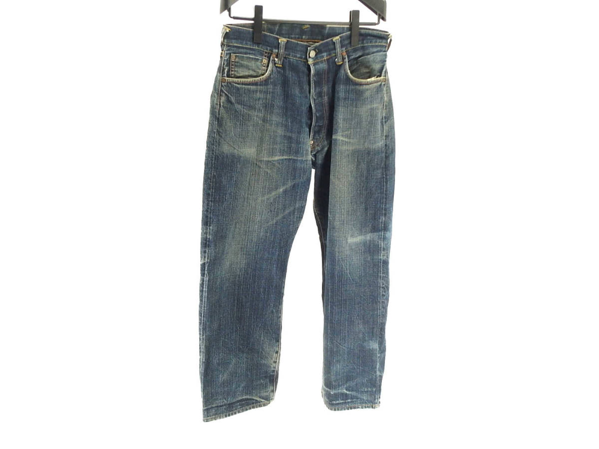 高品質，爆買い 1円 EVISU エヴィス メンズ デザイン ボタンフライ デニム パンツ Size 34&times;35 BZ224(W34)｜売買されたオークション情報、yahooの商品情報をアーカイブ公開 - オークファン 男性用