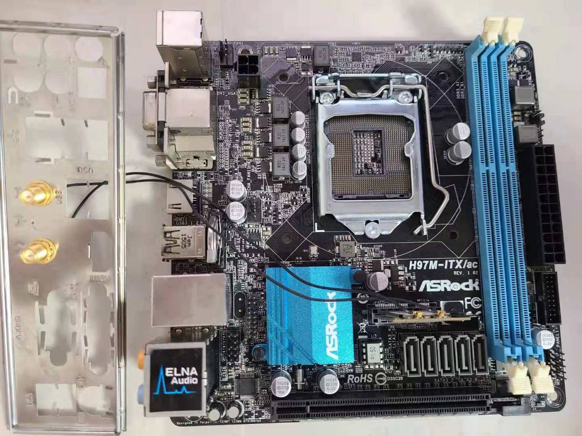 ECS Socket Lga1155 HDMI USB 3.0 Intel H61 Motherboard H61h2-ti for ☆ECS  H61H2-I2 HDMI LGA1155 H61 Mini ITX ○マザーボード