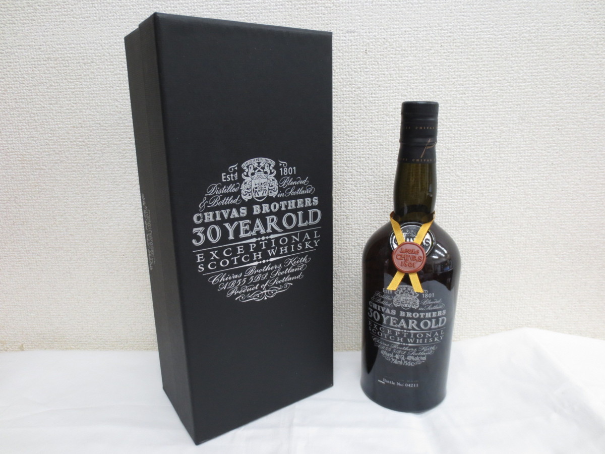 【未開封】シーバスブラザーズ 30年 エクセプショナル ウイスキー CHIVAS BROTHER シーバスブラザーズ 30年 30YEAR OLD