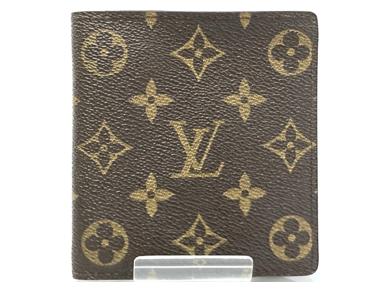 ルイヴィトン LOUIS VUITTON 二つ折り財布 財布 モノグラム メンズ