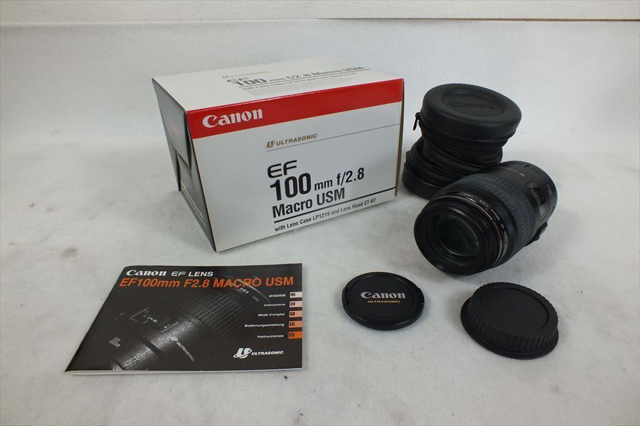 Canon 100mm EF USM Macro IS Lens EF100mm f⁄2.8L マクロ : f⁄2.8