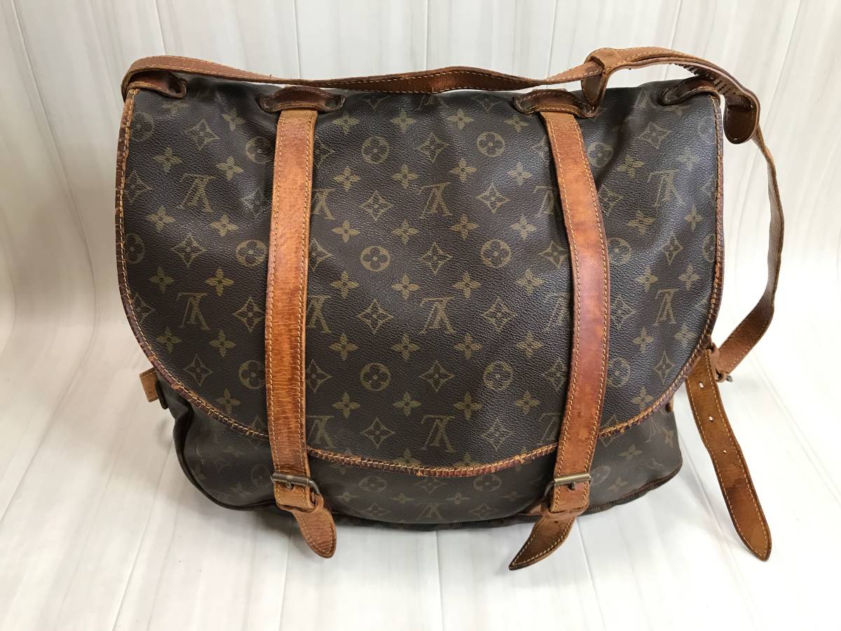 LOUIS VUITTON ルイヴィトン ソミュール 43 モノグラム ヴィンテージ 