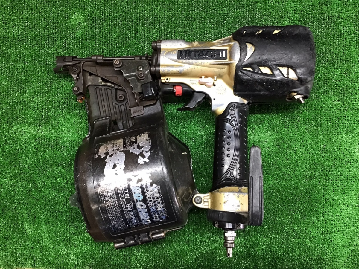 NV90HM HITACHI 日立 高圧 日立工機 エア漏れ 高圧ロール釘打機 90mm 