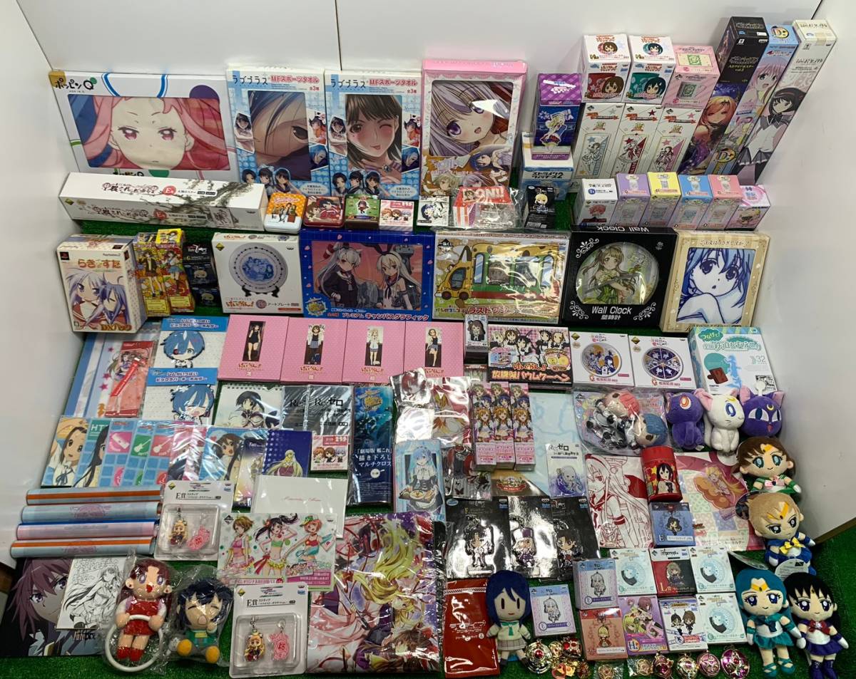 ♪15-140 美少女 雑貨 グッズ 艦コレ RE:ゼロ リゼロ けいおん まどマギ セーラームーン ラブライブ キーホルダー ぬいぐるみ まとめ 大量
