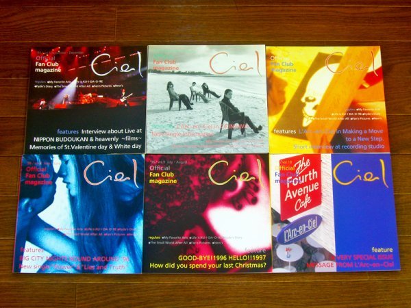 ラルクアンシエル オフィシャルファンクラブマガジン FC会報 Ciel 1995