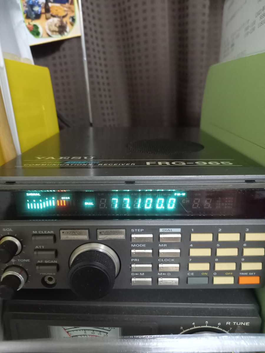 ☆美品☆ 八重洲無線　YAESU 広帯域受信機　FRG-965 八重洲 FRG-965 通信型受信機 ネット販促品 ヤエス YAESU FRG-965
