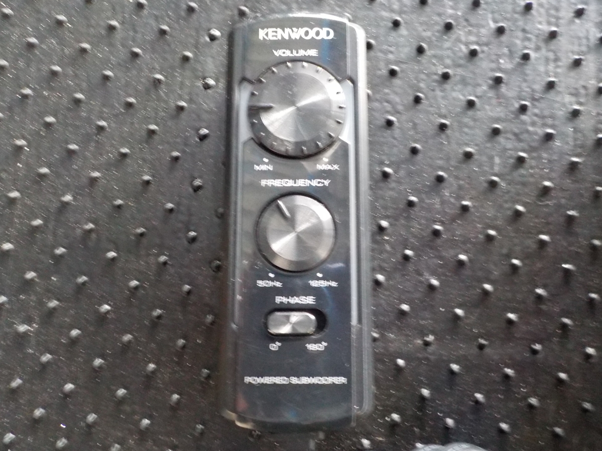 ケンウッド KSC-SW11 チューンアップサブウーファー KENWOOD 音出し 