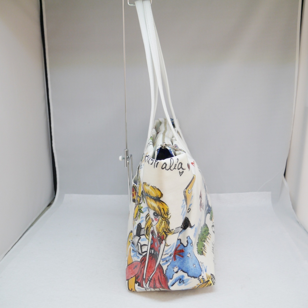 USED品 シンクビー! Think Bee ラージ トートバッグ ロスニニョス 白 