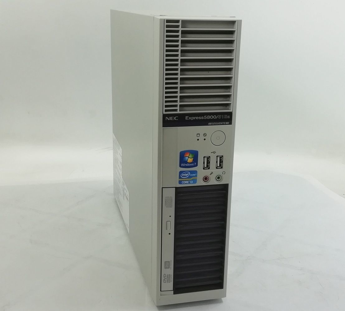  Win7搭載 NEC Express5800/51Ea N8100-8033 Core i3 2120 メモリ4GB HDD500GB 2 Raid1設定済み Windows 7 Pro 64bit H21091621(NEC)｜売買されたオークション情報、yahooの商品情報をアーカイブ公開 - オークファン NEC