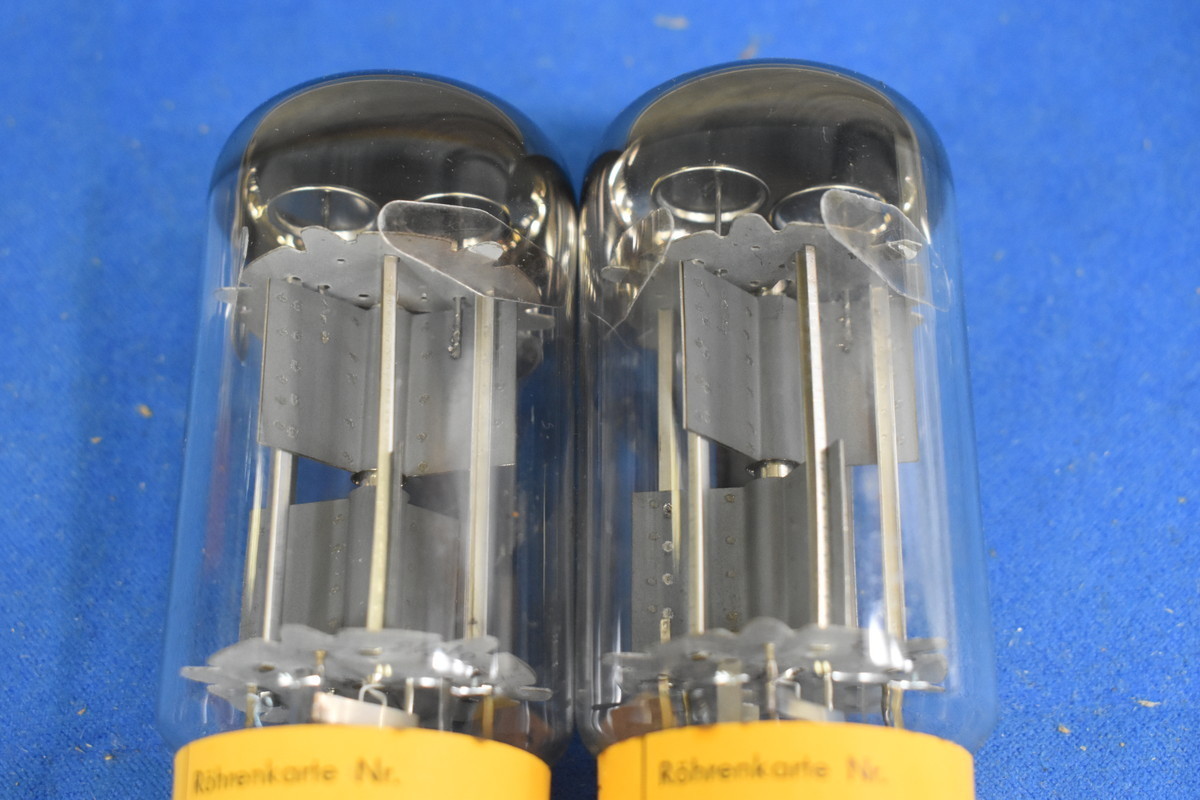 送料無料!!】SIEMENS シーメンス Z2c ペア 真空管 箱付 ①【現状渡し品