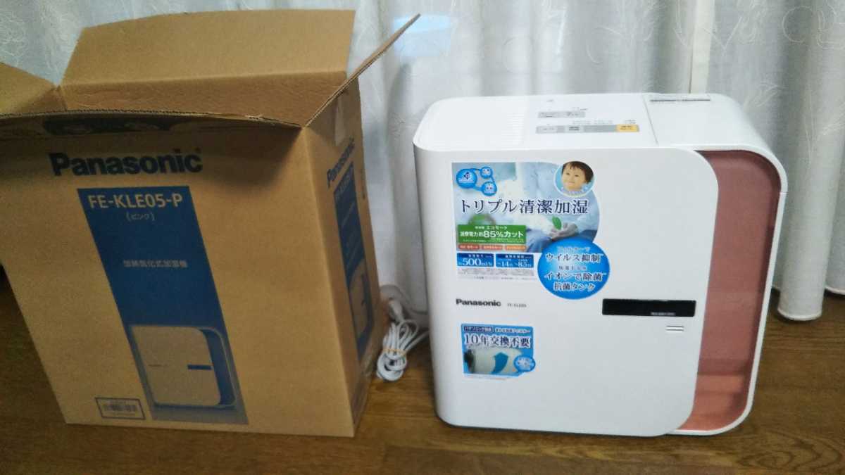 Panasonic 加湿気化式加湿機　FE-KLE05-P （箱あり/説明書保証書なし）_1