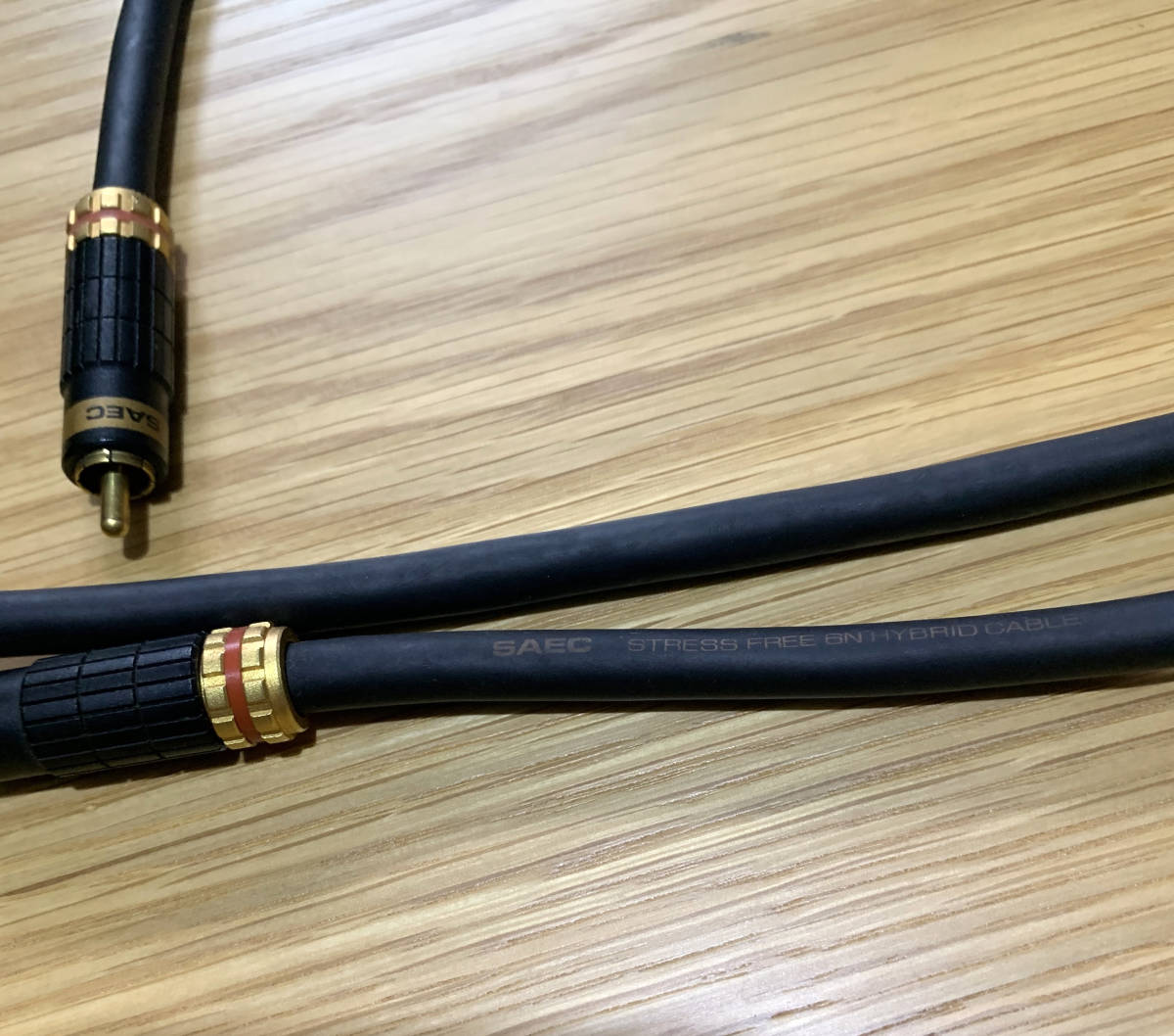 SAEC FREE STRESS 6N HYBRID CABLE 1.5m XLR サエク RCAケーブル B