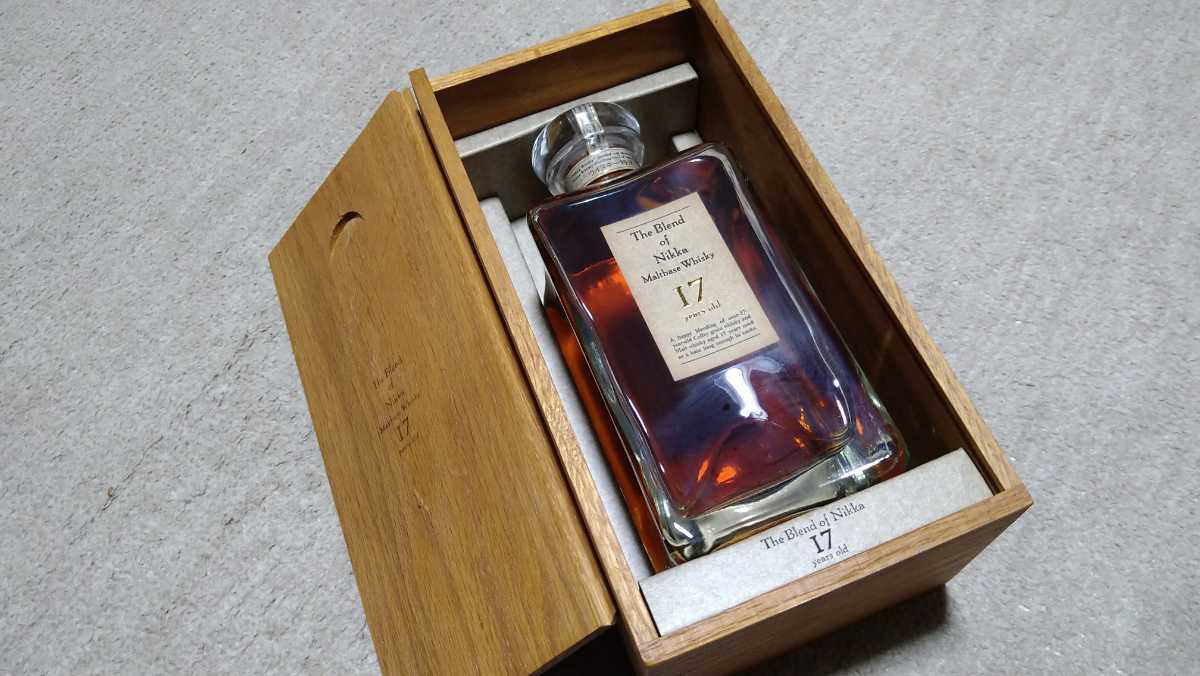 未開栓　ザ・ブレンド・オブ・ニッカ　17年　木箱　660ml 45% 