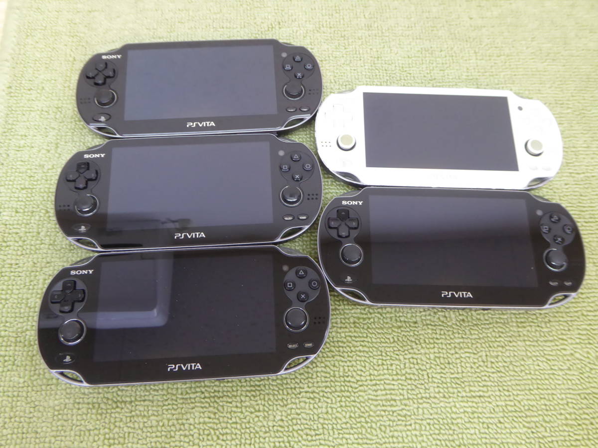 (G99-73) 中古品 SONY PS Vita PCH1000 PCH1100 本体のみ 5台セット 動作OK