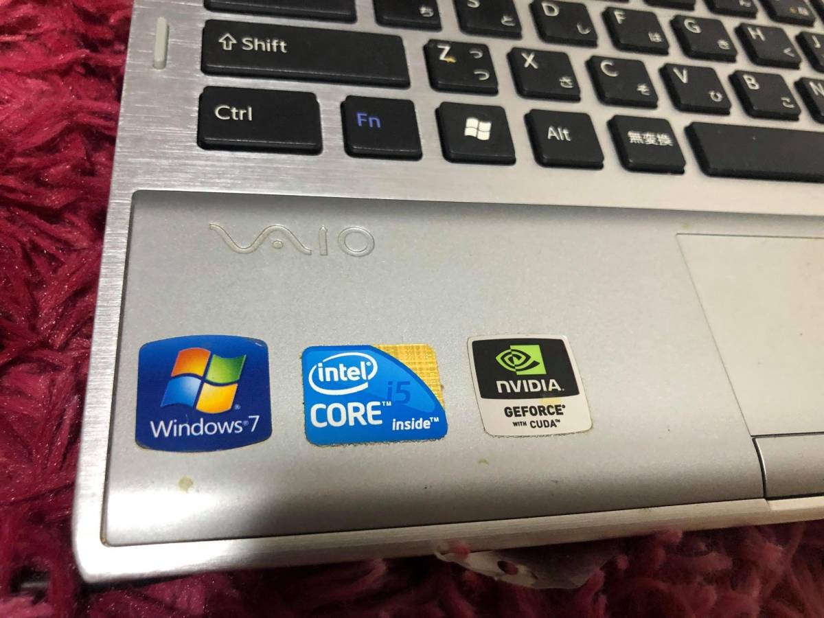 Vaio PCG-31119N INTEL Core i5 ジャンク品 VAIO SONY Z1MODEL M560