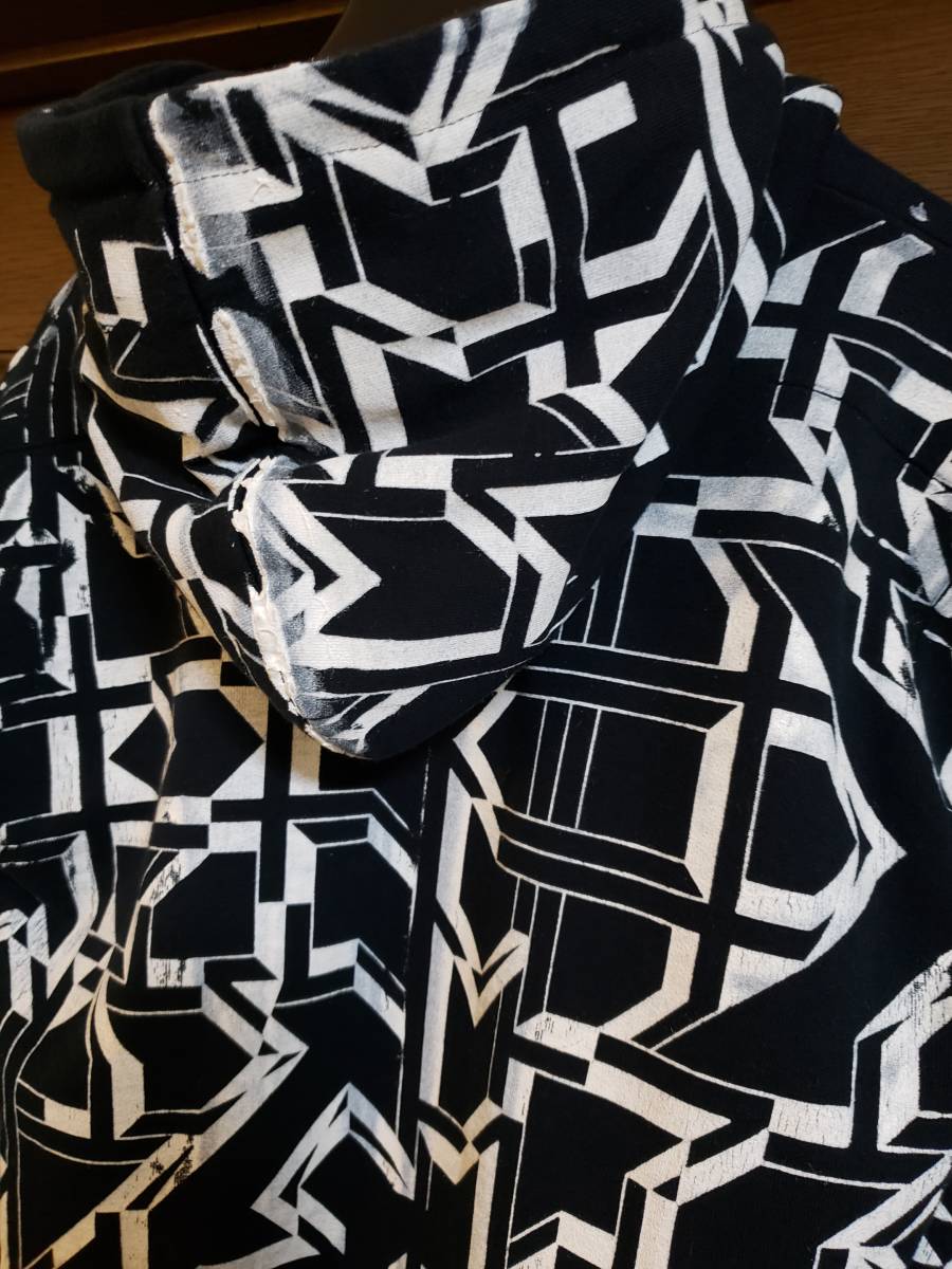 Dior HOMME 07aw 幾何学 ジオメトリ柄 ペンキ パーカー エディスリマン
