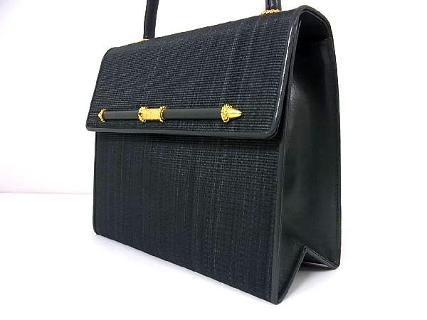 1円 □極上□本物□極美品□ COMTESSE コンテス ホースヘアー×レザー