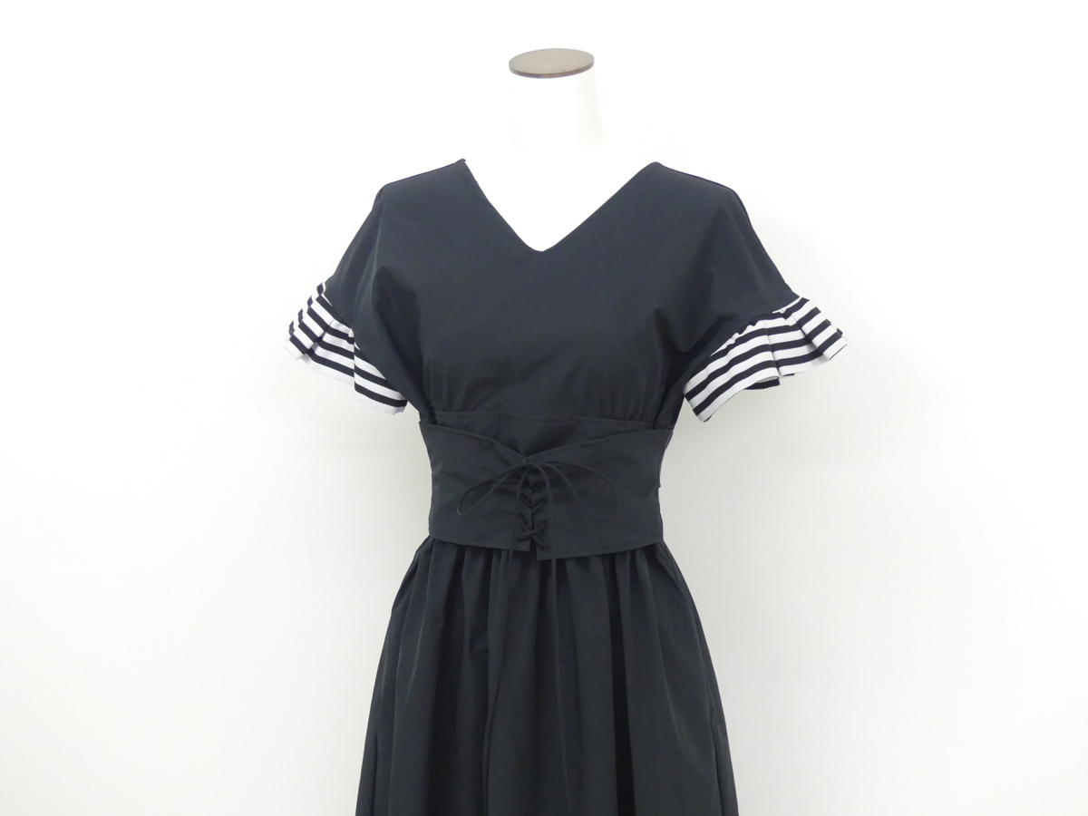 美品 BORDERS at BALCONY ダンスキン コラボ エアリーパーカー ELLE