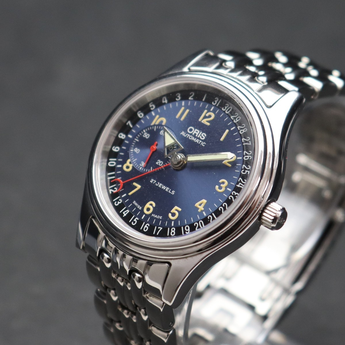 1円スタート！【ORIS】オリス レギュレーター デイト 7471 自動巻き