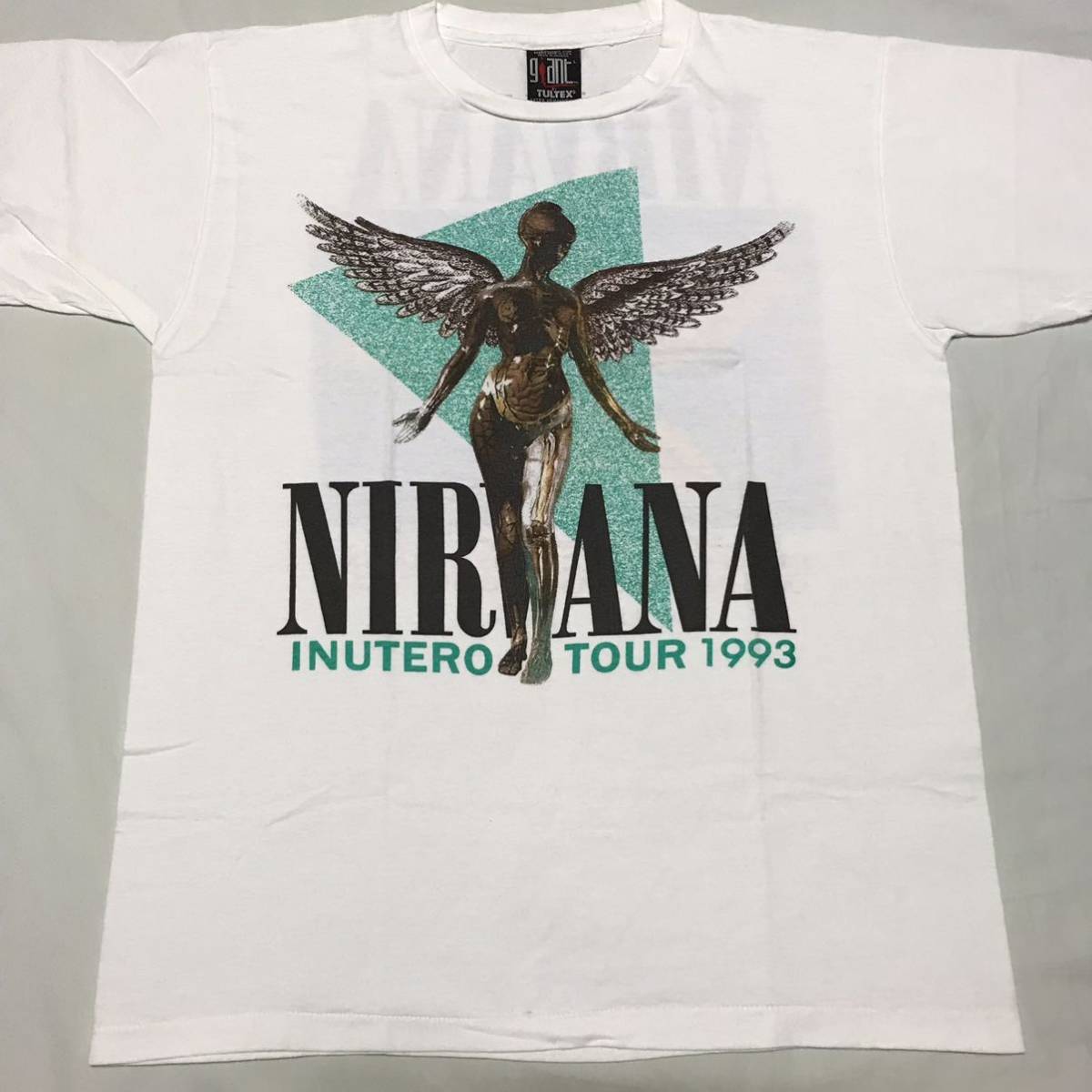 新作登場，安い】 USA製 TOUR 1993 NIRVANA IN UTERO NEVERMIND T
