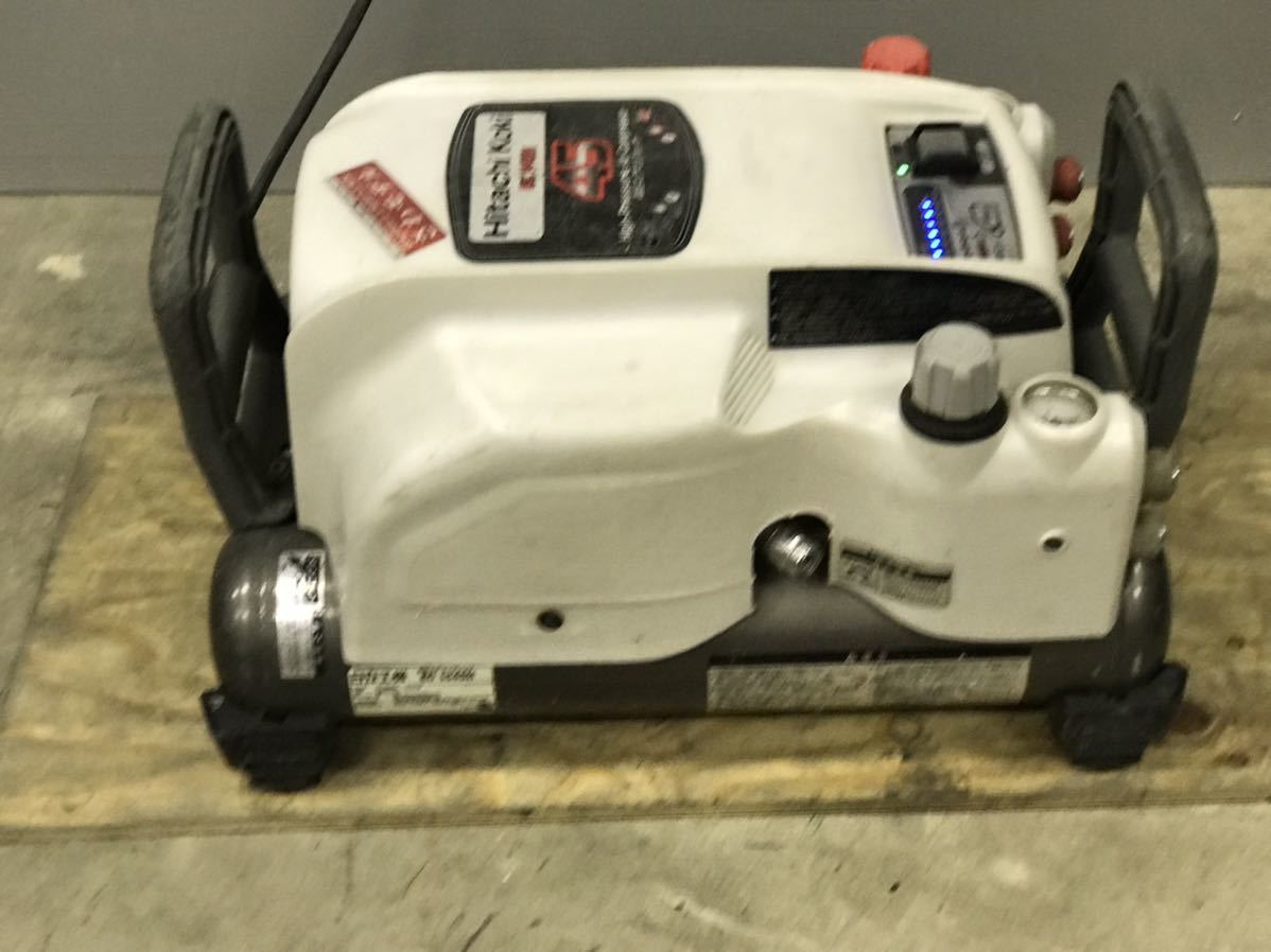 良品　日立工機 高圧　常圧エアーコンプレッサー EC1445 エアー漏れ無し