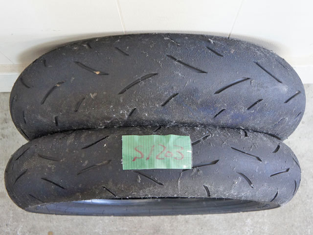 S1203【ダンロップレーシング KR337 100/485-12&130/490-12 20&21年製 前後セットで】グロム
