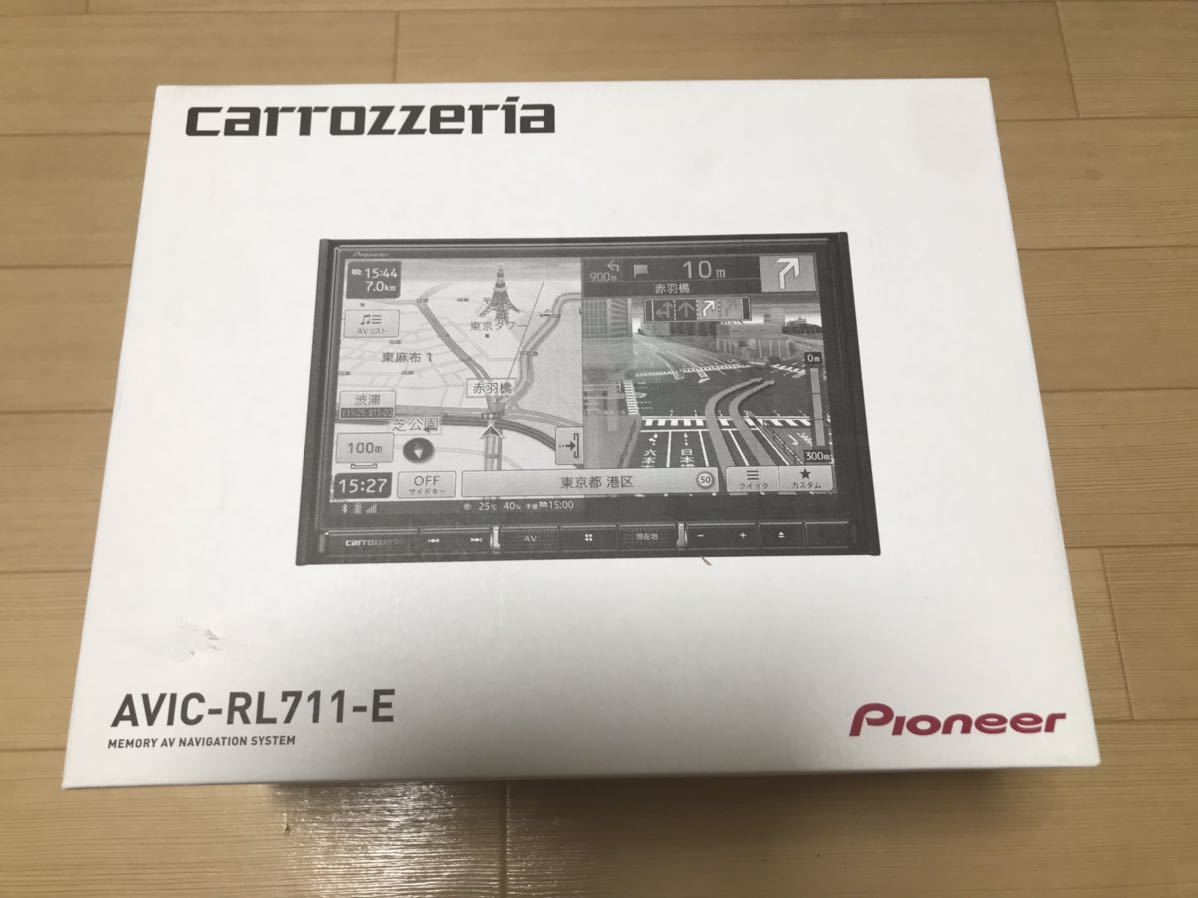 新品 未使用 未開封】パイオニア carrozzeria 楽ナビ AVIC-RL711-E
