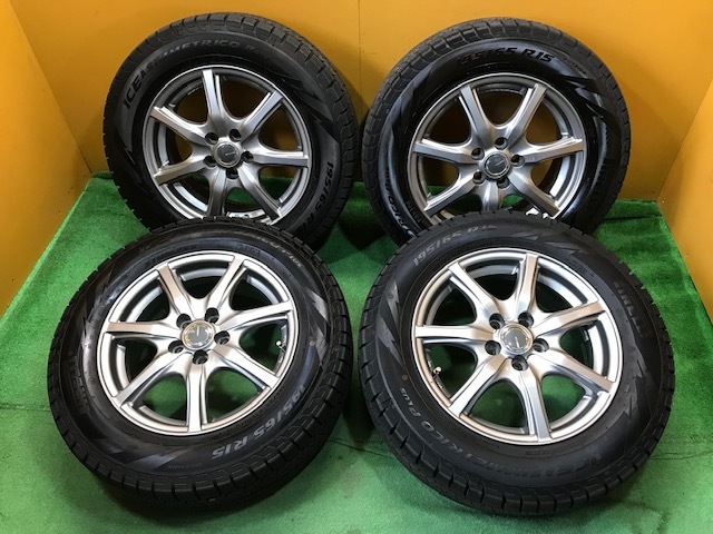 お得，豊富な 長野発 溝あり 2020年製 PIRELLI ICE A SIMMEETRICO PLUS 195/65R15 MILLOUS 5穴 15&times;6J プリウス等 格安 売切５４５(スタッドレスタイヤ)｜売買されたオークション情報、yahooの商品情報をアーカイブ公開 - 5穴