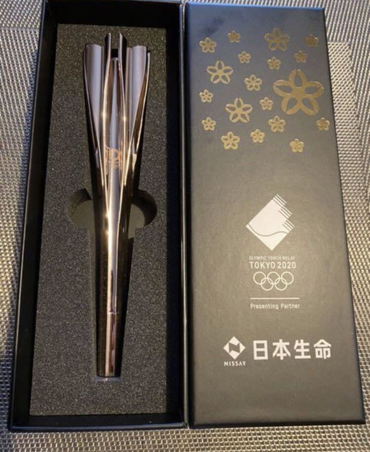 日本生命 ノベルティ　東京オリンピック トーチ型ボールペン ２本セット 日本生命 ノベルティ 東京オリンピック トーチ型ボールペン 2本セット