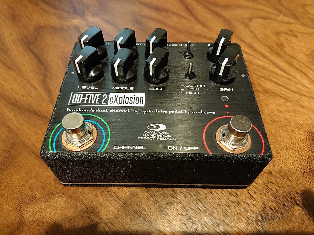 Ovaltone OD-FIVE2 eXplosion ドライブぺダル ディストーション