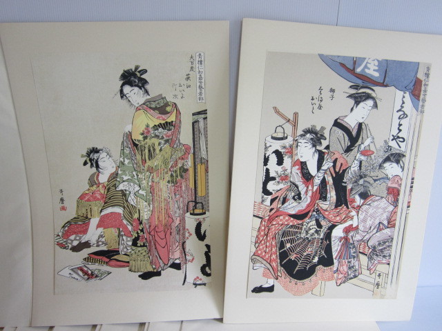 浮世絵版画 集英社 1963｜Yahoo!フリマ 2 木版画 復刻版浮世絵 UKIYOE