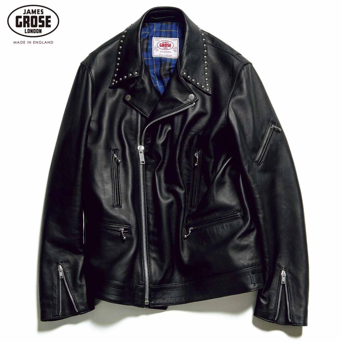 UE-212000 新品 2 □ 21AW uniform experiment JAMES GROSE LEATHER