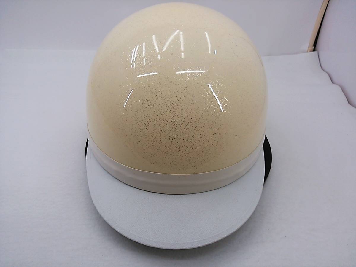 【送料無料】美品 立花 タチバナ ES-1 コルク半 マジックテープ Mサイズ 族ヘル 当時物 ヘルメット 半キャップ