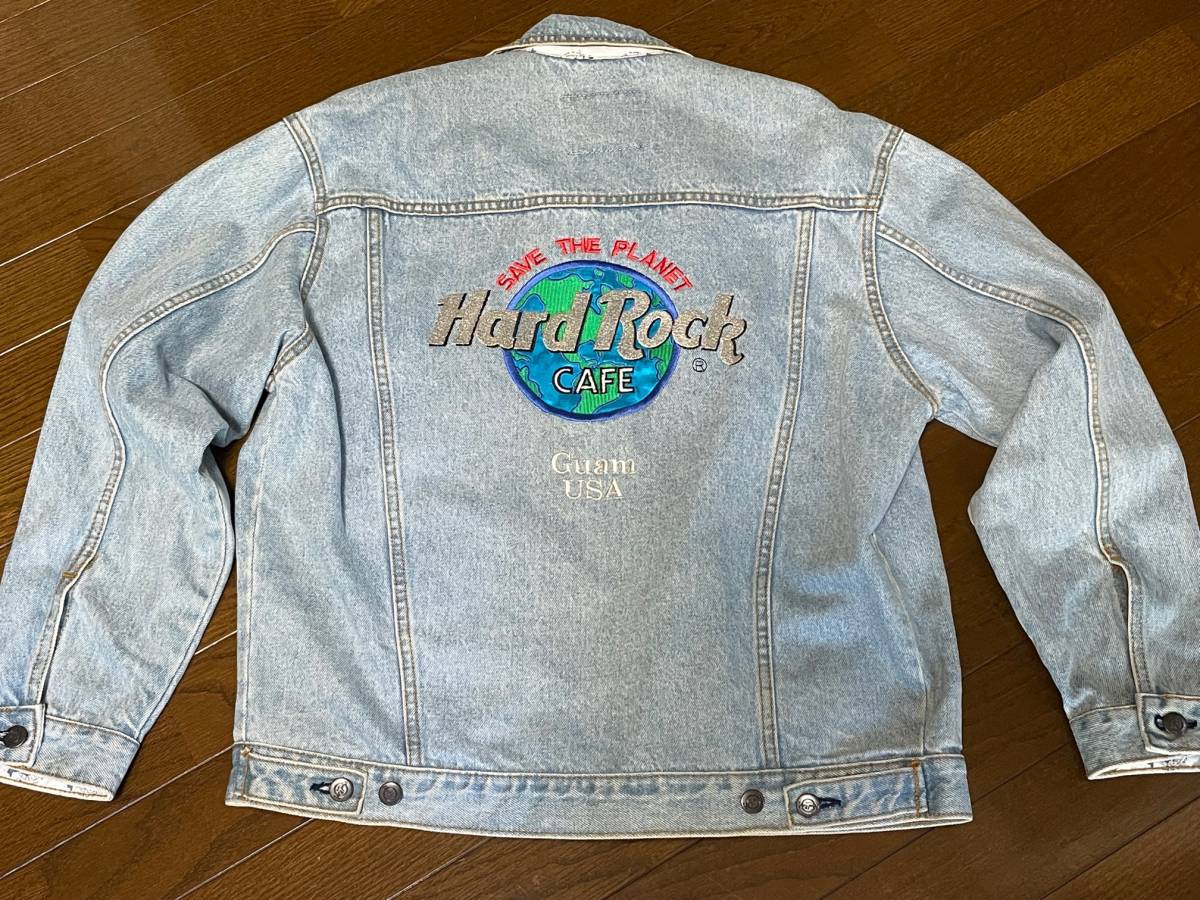 ハードロックカフェ Gジャン Sサイズ（USサイズ) Rock CAFE（Gジャン 