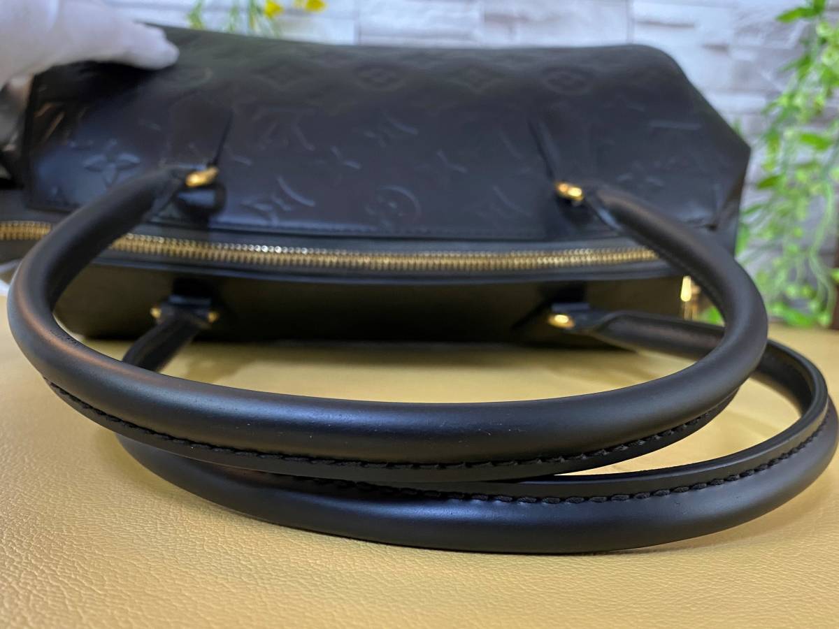824 Louis Vuitton 1円☆美品☆ シャーウッドPM マットブラック 