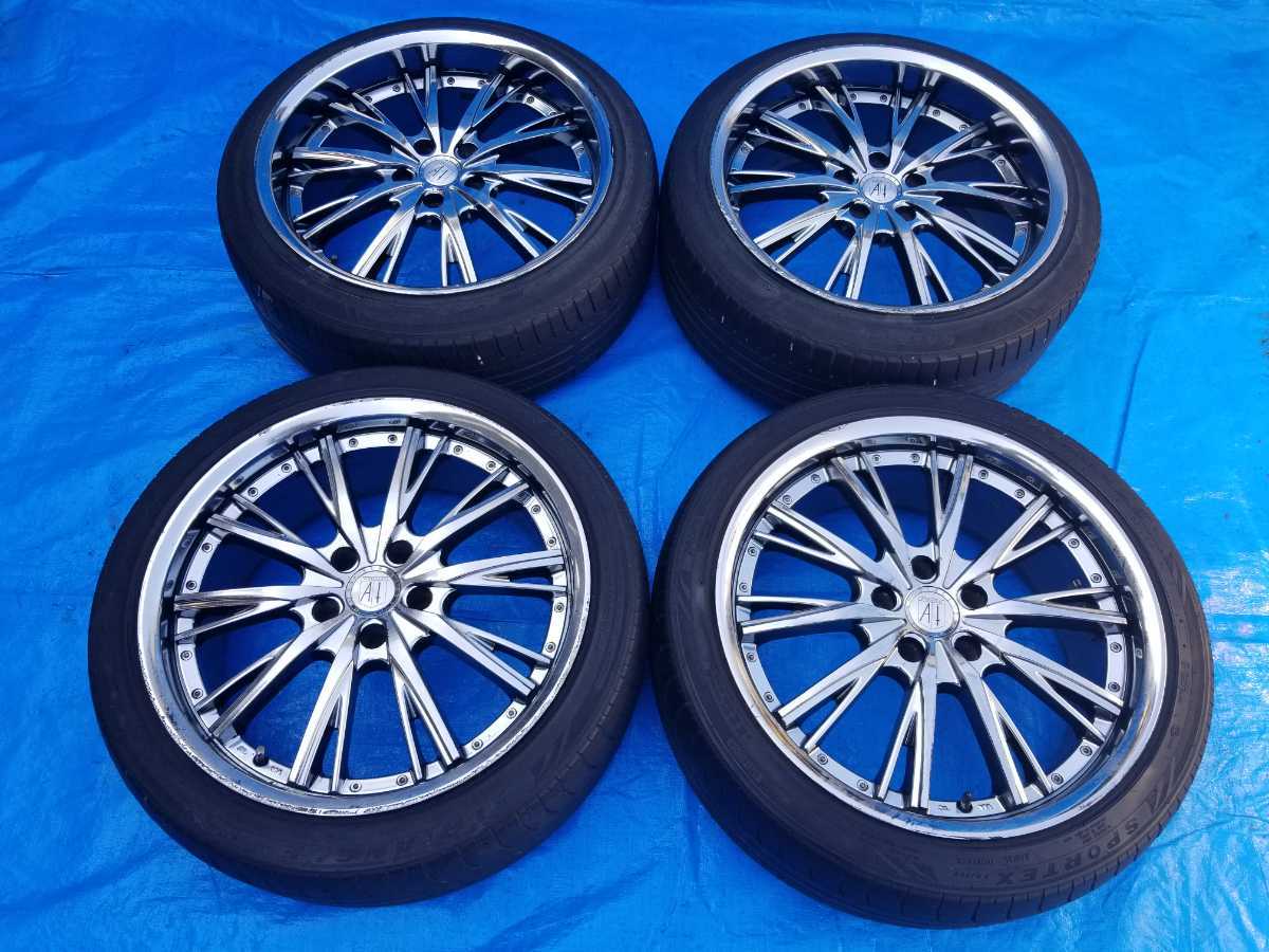 希少！ ANHELO アネーロ 深リム BMW等に 20インチ 8.5J+28 9.5J +35 