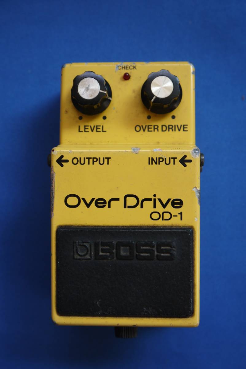 BOSS OD-1 Over Drive ビンテージ・エフェクター 作動確認済み BOSS OD