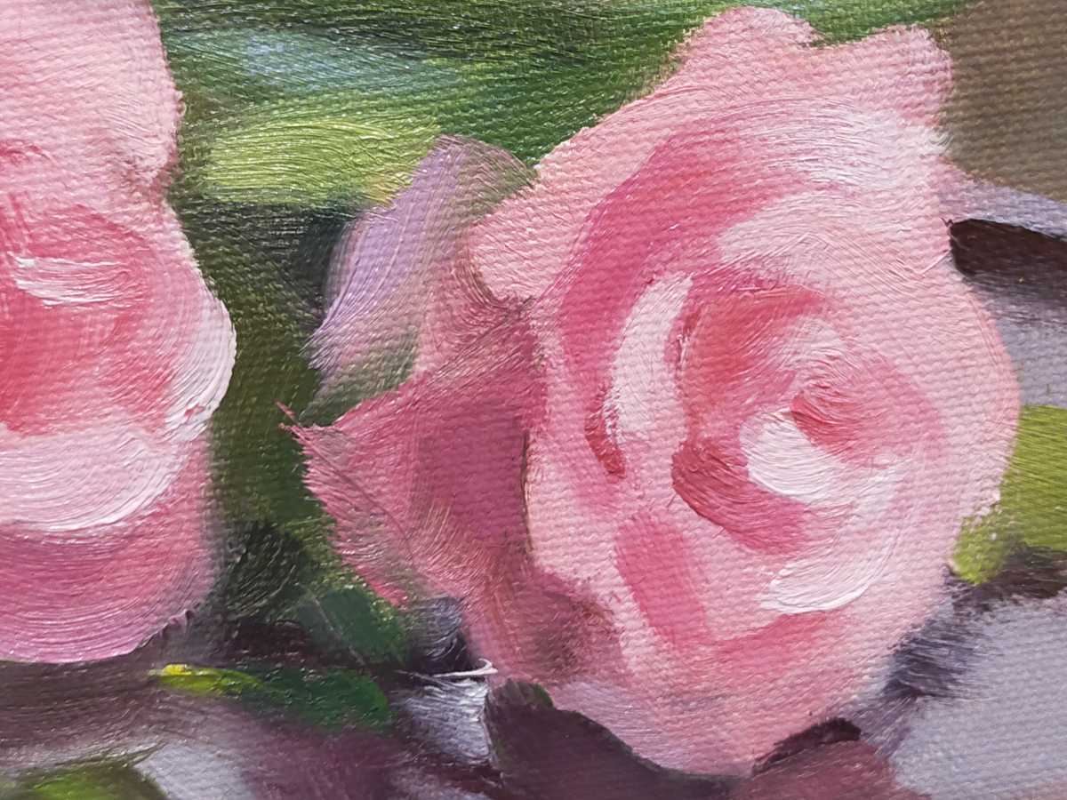 池田清明 1951 ピンクのバラ 油彩 F 3号 油彩画 絵画 薔薇 花 阪神百貨店 静物画 縦約38cm 横約43cm 静物画 売買されたオークション情報 Yahooの商品情報をアーカイブ公開 オークファン Aucfan Com