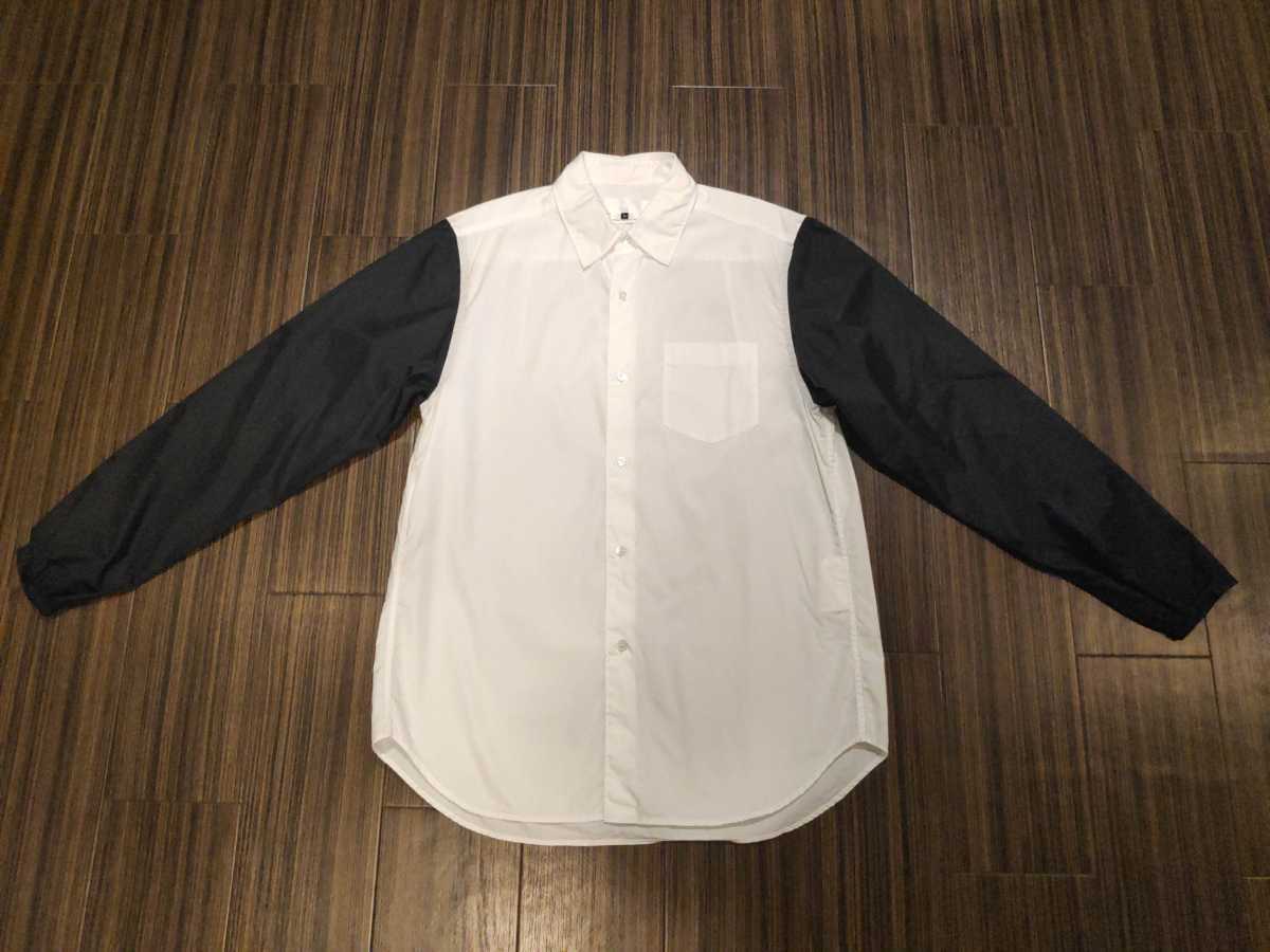☆COMMEdesGARCONS☆コムデギャルソン GANRYU ナイロン 切替 シャツ 