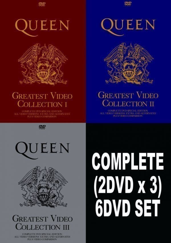新作入荷，限定セール 6DVD QUEEN / GREATEST VIDEO COLLECTION I/II/III : COMPLETE DVD SPECIAL EDITION EMP 輸入プレス盤(Queen)｜売買されたオークション情報、yahooの商品情報をアーカイブ公開 - オークファン Q