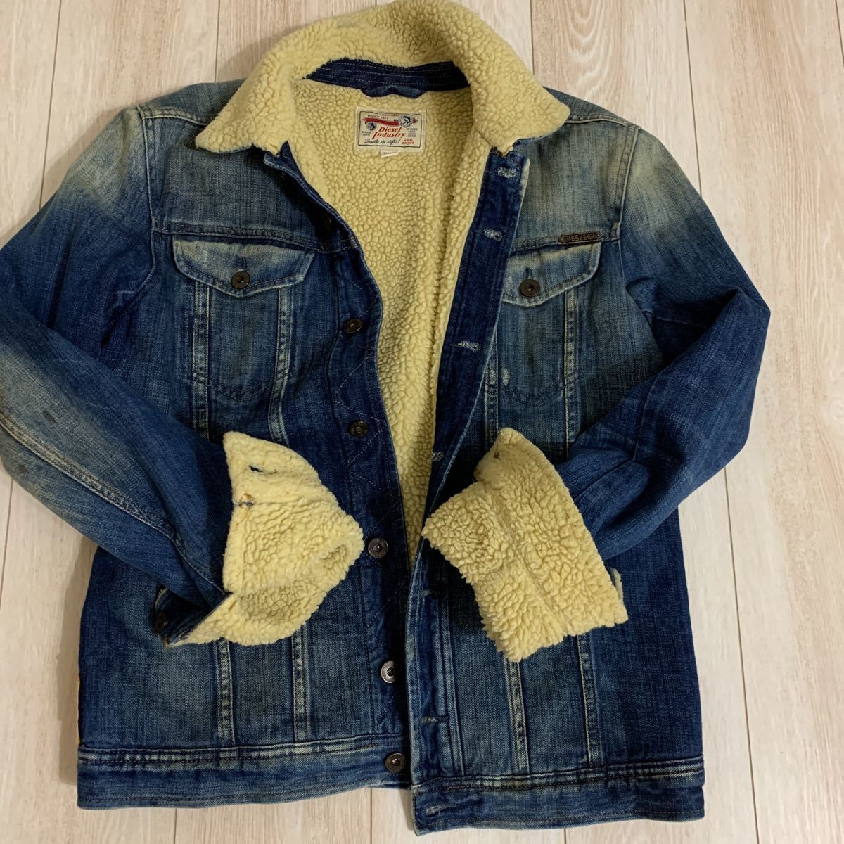DIESEL ディーゼル デニムジャケット Gジャン ボア付き Mサイズ