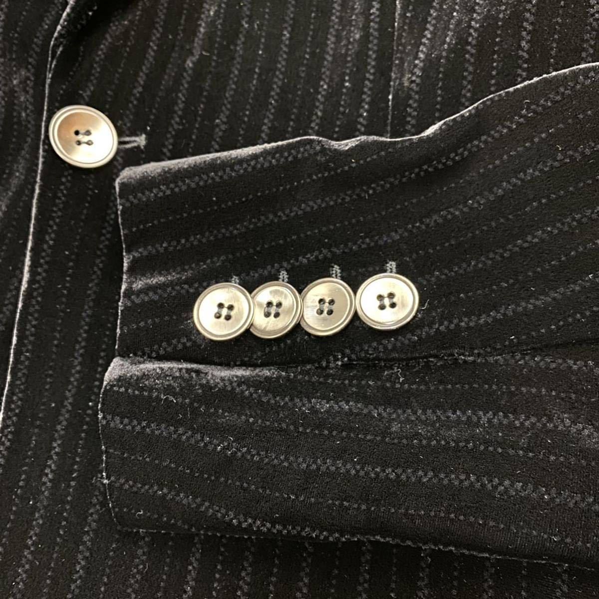 エンポリオアルマーニ【圧巻のベロア】 ARMANI テーラードジャケット 