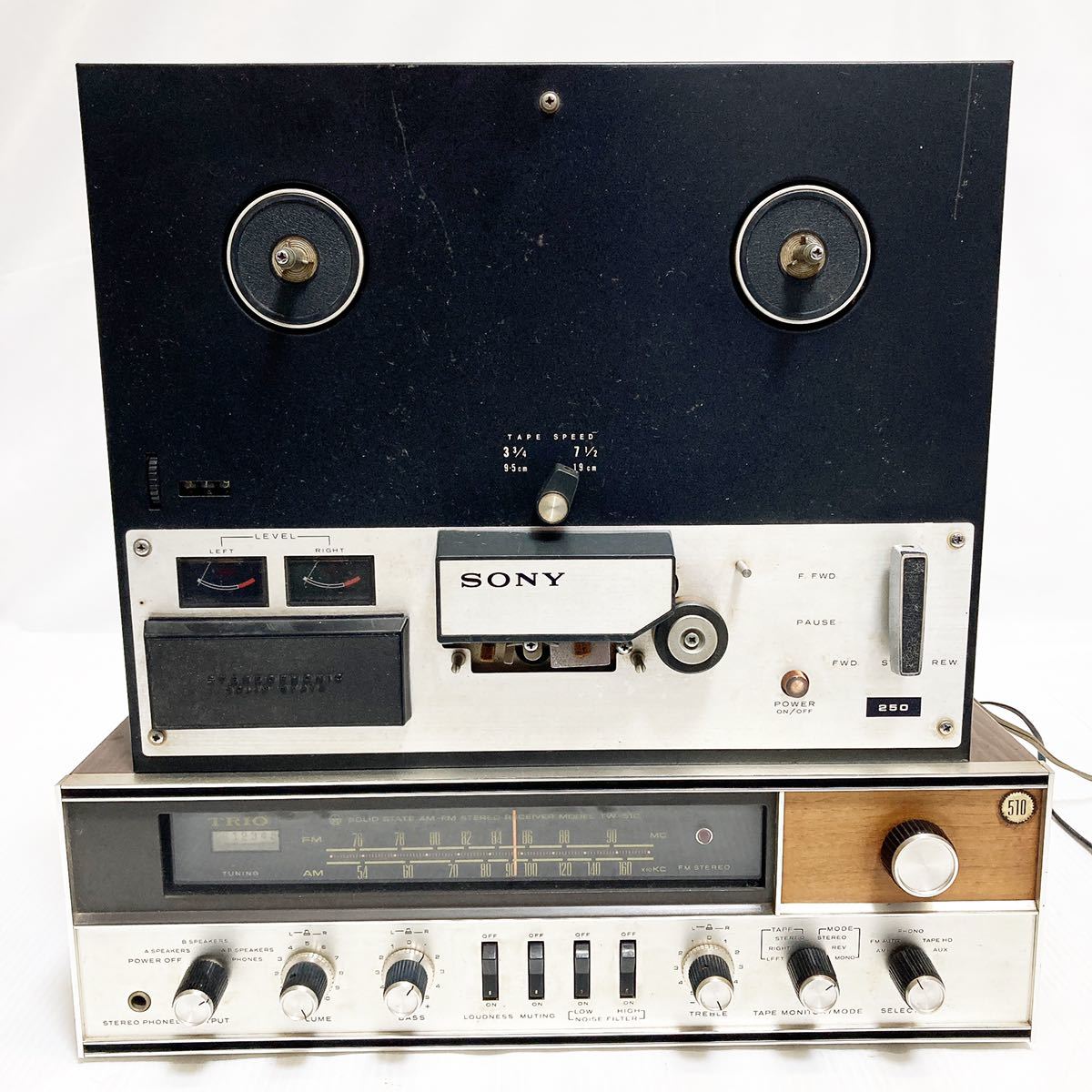 TRIO TW-510 AM/FMステレオレシーバー アンティーク】TRIO TW-510 AM/FMステレオレシーバー