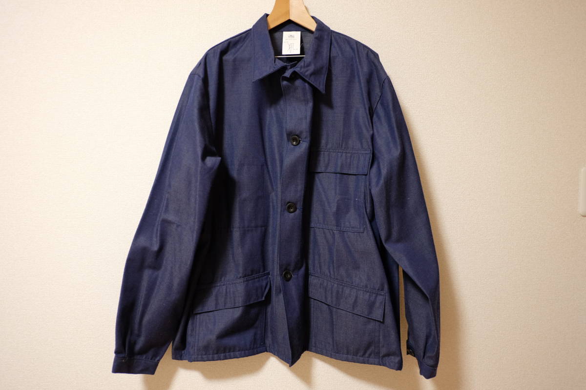 爆買い，SALE VTN フランス ワークジャケット 96 XL インディゴ ネイビー deadstock ユーロビンテージ ヴィンテージ フランス軍(Lサイズ)｜売買されたオークション情報、yahooの商品情報をアーカイブ公開 - オー ジャンパー、ブルゾン一般