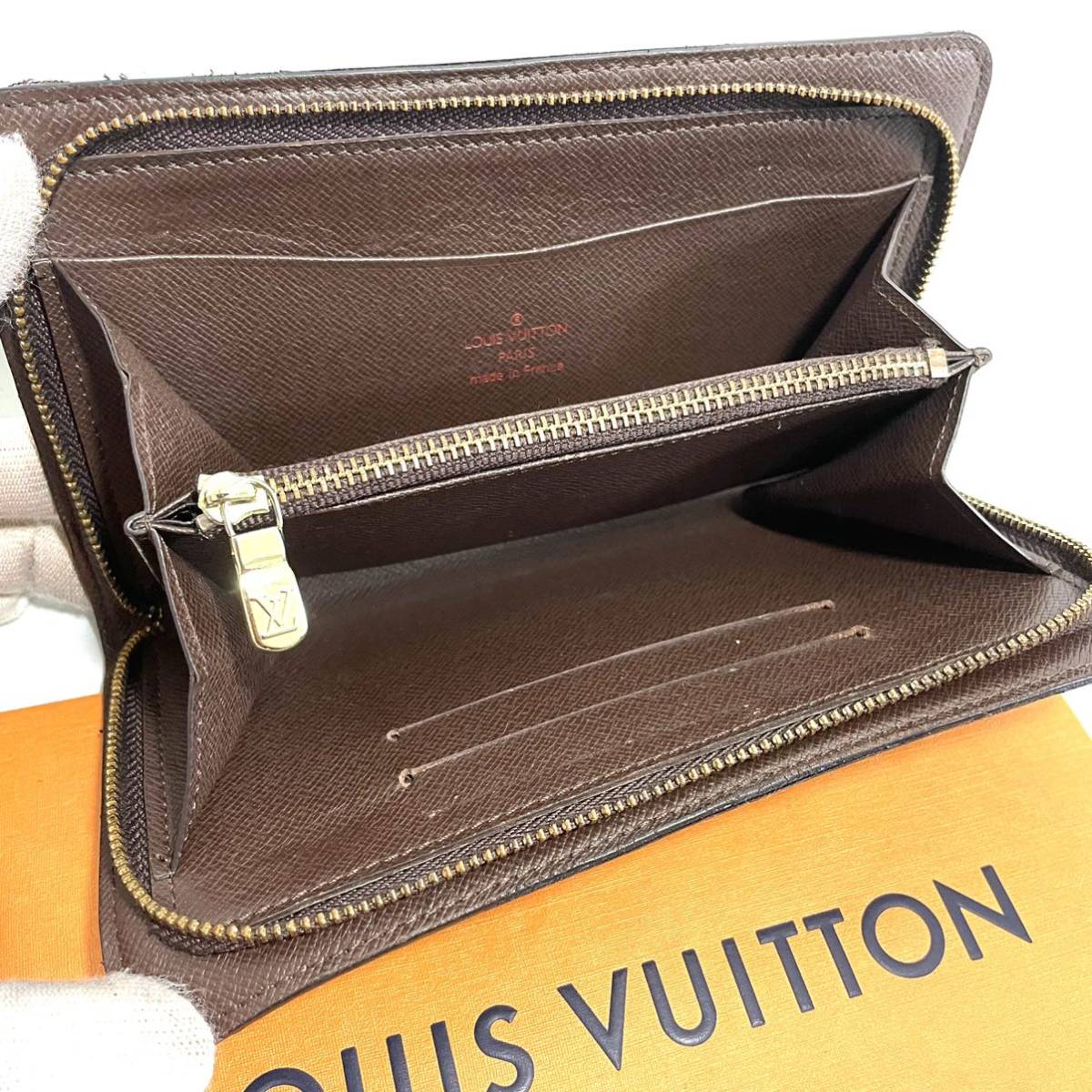 大人気！【LOUIS VUITTON】 ダミエグラフィット ラウンドファスナー