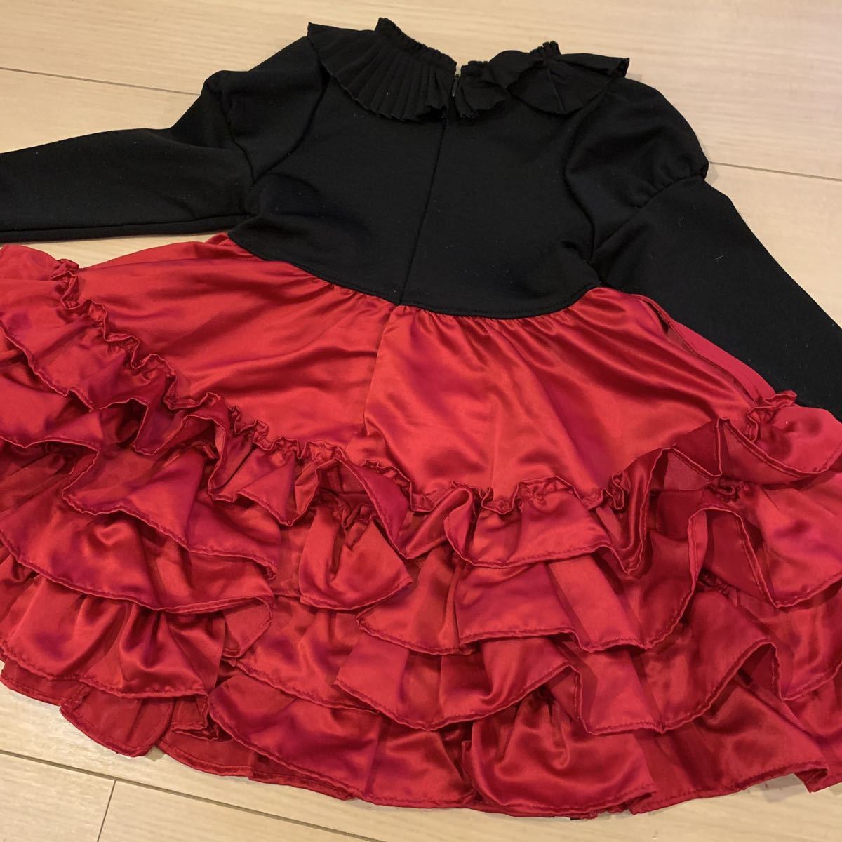 シャーリーテンプル キッズウェア 子供服 100cm ワンピース 秋冬 長袖 