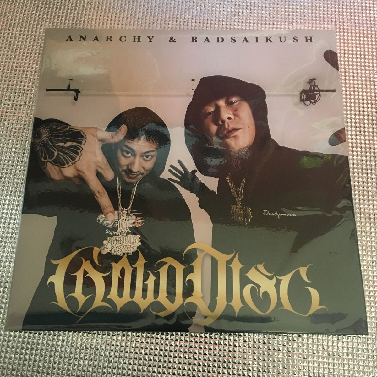新品未開封 LP ANARCHY & BADSAIKUSH/GOLDDISK レコード 舐達麻 音楽 