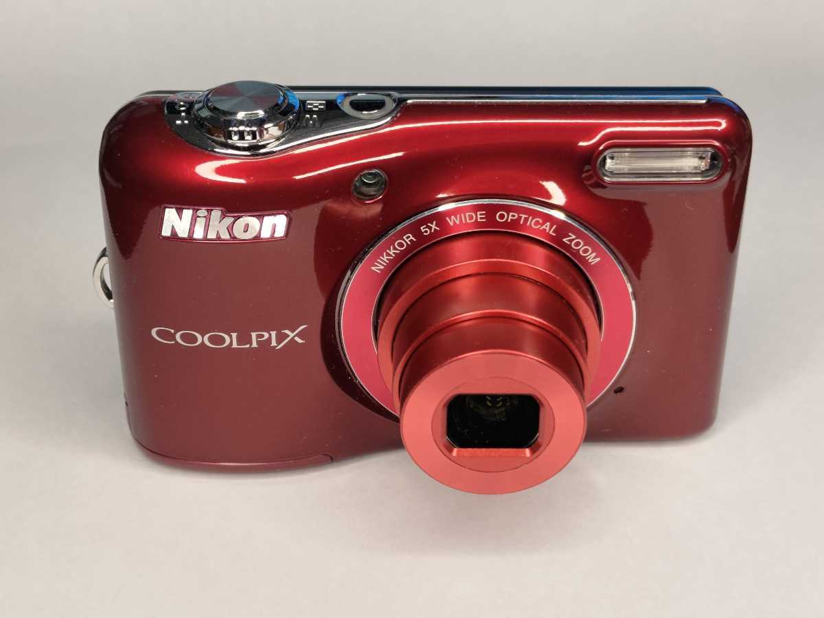 Nikon COOLPIX L30 レッド コンパクトデジタルカメラ単3電池対応 Nikon COOLPIX L30 レッド コンパクトデジタルカメラ単3電池対応